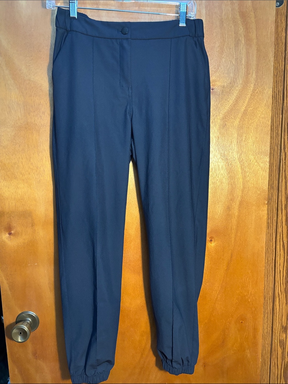 Lululemon‎ Warpstreme High-Rise Jogger Navy Blue Pintuck Pants Size 27